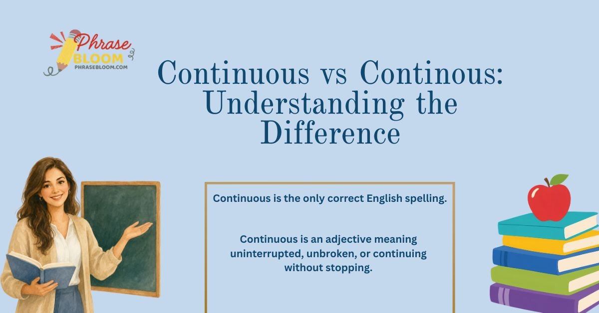 Continuous vs Continous Understanding the Difference