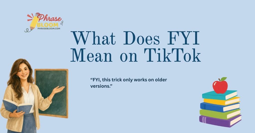 What Does FYI Mean on TikTok