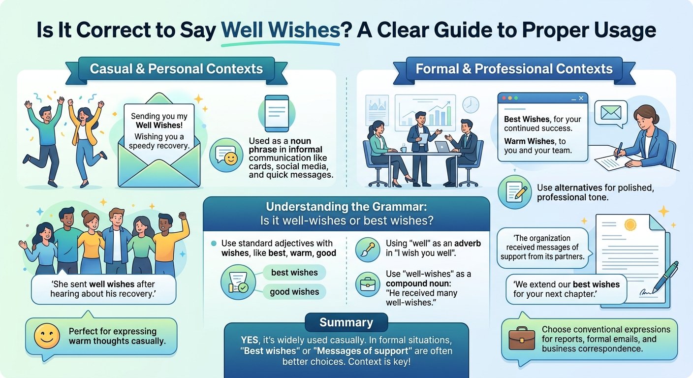 Is It Correct to Say Well Wishes