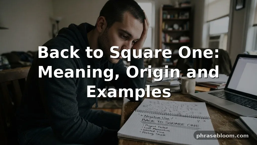 Back to Square One: Meaning and Examples