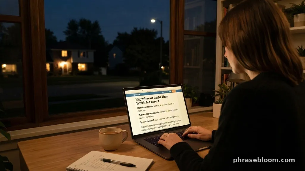 Closed compounds and hyphenated compounds - Nighttime or Night Time: Which Is Correct?