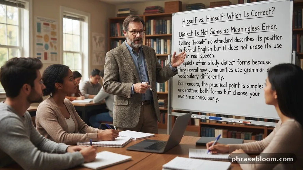 Dialect Is Not the Same as Meaningless Error - Hisself vs Himself: Which Is Correct?