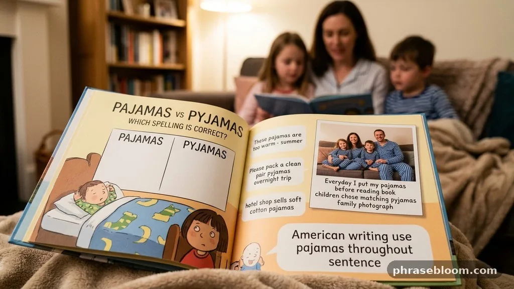 Everyday examples - Pajamas vs Pyjamas: Which Spelling Is Correct?