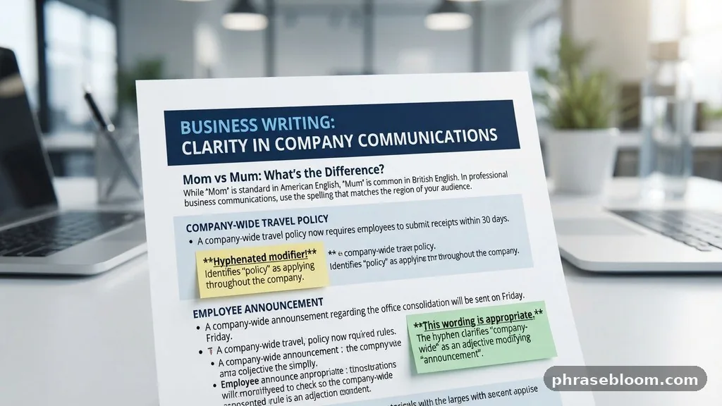 Examples in Business Writing - Mom vs Mum: What’s the Difference?