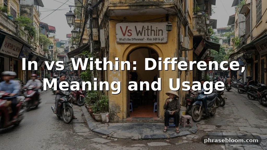 In vs Within: What’s the Difference?