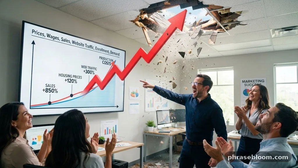 Increase and intensity - Through the Roof: Meaning and Examples