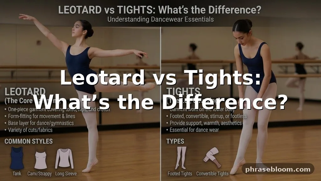 Leotard vs Tights: What’s the Difference?