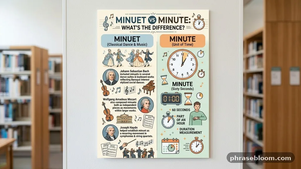 Minuet in Classical Repertoire - Minuet vs Minute: What’s the Difference?