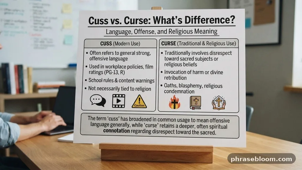 Profanity - Cuss Words vs Curse Words: What’s the Difference?
