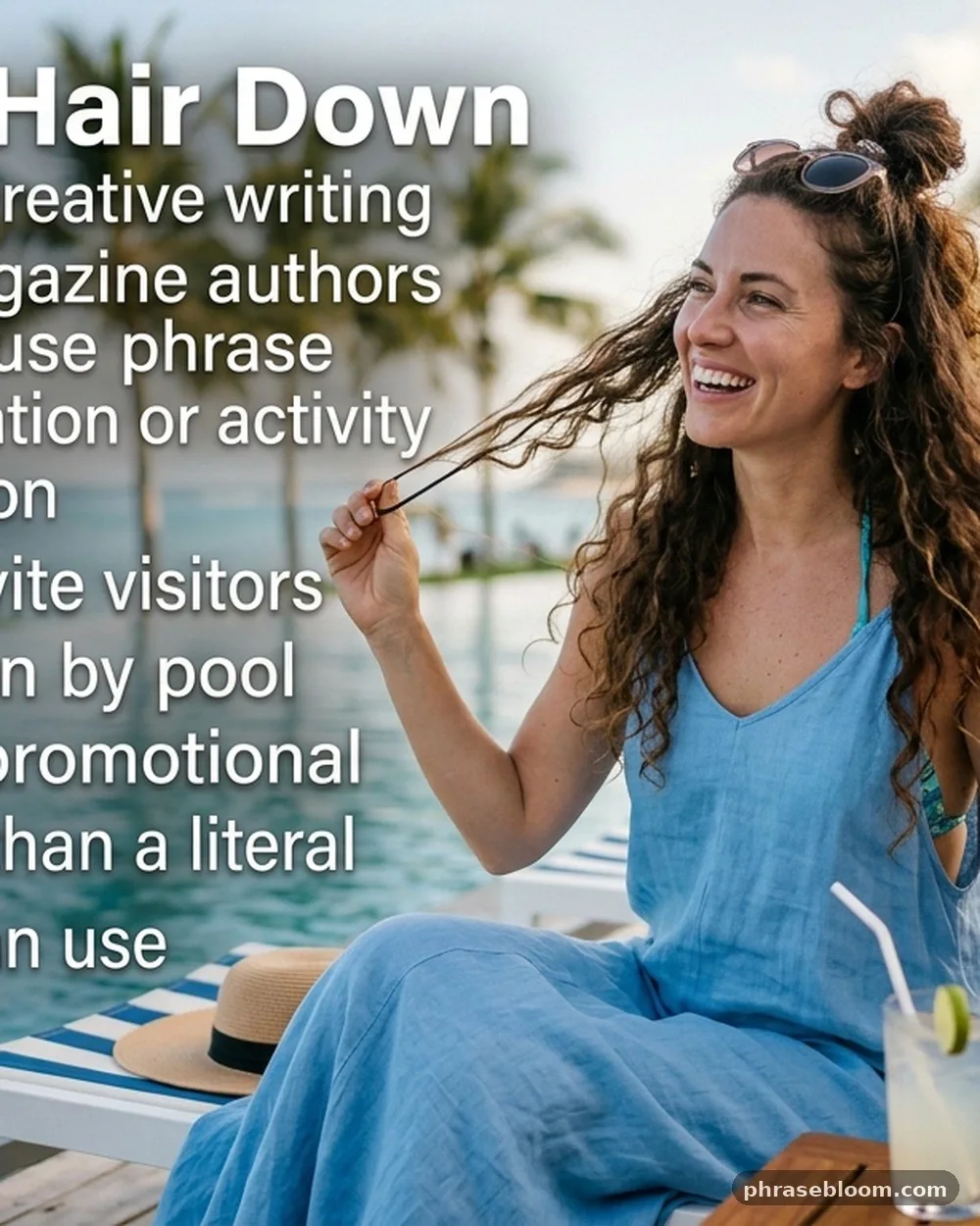 Public and creative writing - Let One’s Hair Down: Meaning and Examples