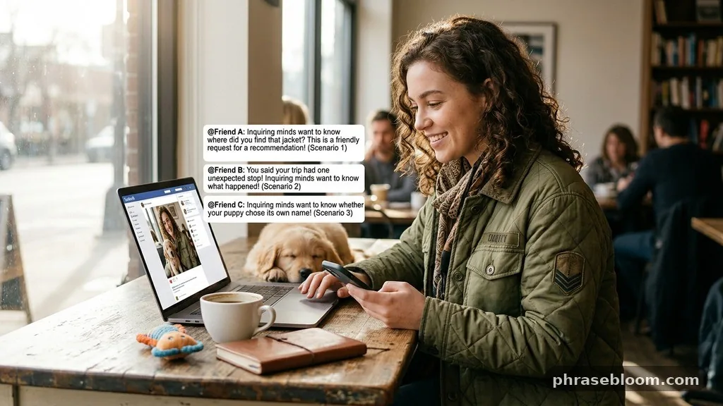 Social media and casual conversation - “Inquiring Minds Want to Know”: Meaning Explained