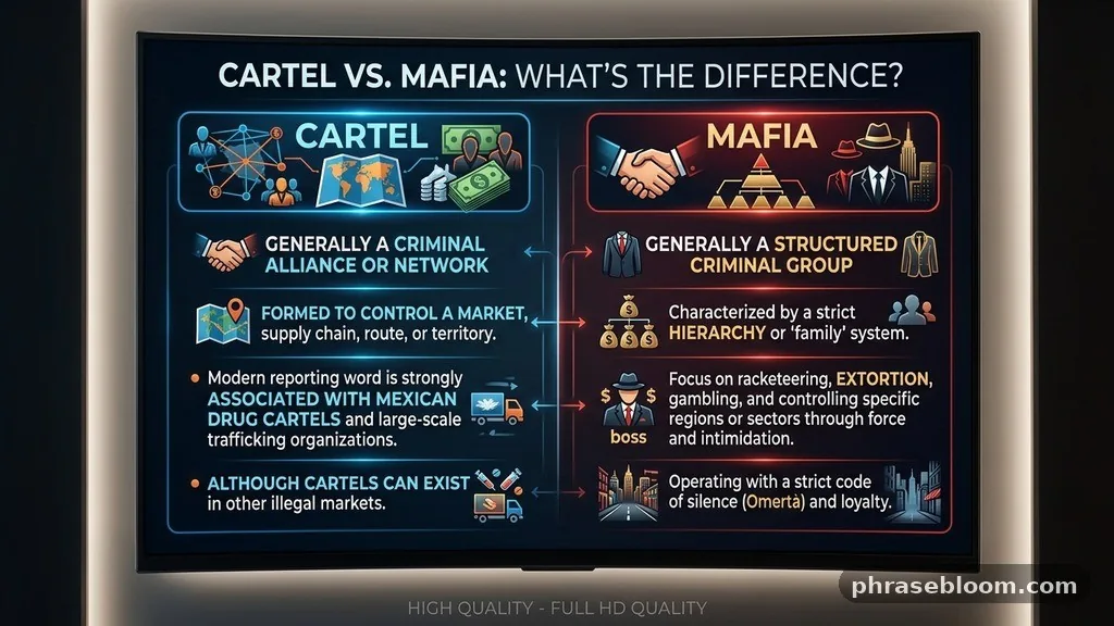 The Short Answer: Cartel vs Mafia - Cartel vs Mafia: What’s the Difference?