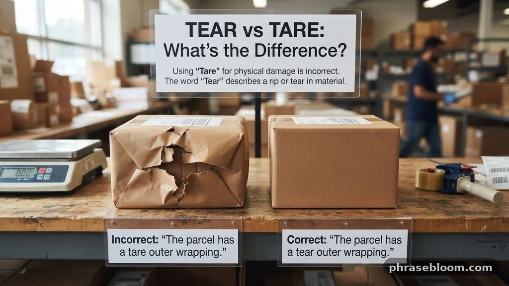 Using tare for physical damage - Tear vs Tare: What’s the Difference?