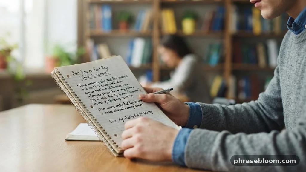 Why Some Writers Prefer Bad Rap - Bad Rap or Bad Rep: Which Is Correct?