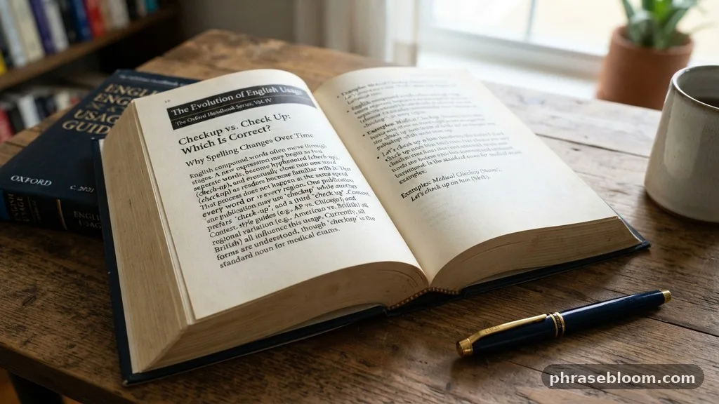 Why spelling changes over time - Checkup vs Check Up: Which Is Correct?
